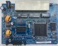 A photo of the front side of printed circuit board of LevelOne FBR-1430 network router, revision 1.0